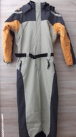 Skioverall / Skianzug einteilig größe 164 grau/beige/orange von VITTORIO ROSSI