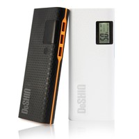 50000mAh 3-USB Power Bank LCD 2-LED AKKU Ladegerät für Smartphone Handy Kamera