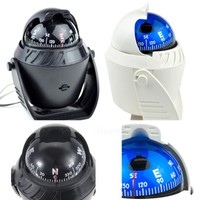 LED Kompass schwenkbar Peilkompass Navigation Boot Bootskompass + Sonnenschild 