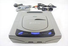 Sega Saturn GREY Console System Ref/B50089143 HST-3210 SS Tested Made in JAPAN C