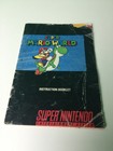 Super Mario World for Super Nintendo SNES Instruction Booklet Manual Only