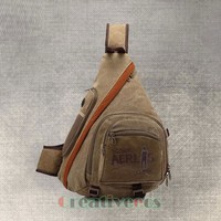 Tasche Herren Umhängetasche Canvas Reise Wandern Messenger Schulter Rucksack Bag
