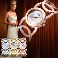 Armreif Quarz Analog Armband Armband Uhr Elegant Girl Damen Damen