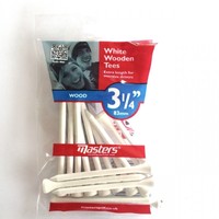 White Wooden Tees 3 1/4″ 15stk