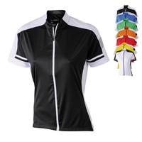 James & Nicholson Damen Bike T Full Zip Fahrrad Trikot S M L XL XXL Neuware