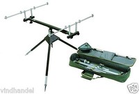 Behr Profi Rod Pod 3-Bein für 4 Ruten Tasche Rutenhalter Rutenständer 9100777 