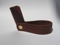 Pfeifenständer  Leder Ständer Halter Pfeifenknecht pipe holder  (Mahagoni)