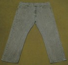 Mens 44 X 30 LEVIS 501 Gray Straight Fit Button Fly Jeans - Actual 43 x 29