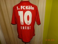 1.FC Köln Puma Heim Trikot 2001/02 "VPV Versicherungen" + Nr.10 Kreuz Gr.S- M