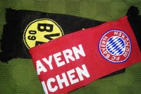 FC Bayern München original Schal Cl Finale 2013 BVB Triple NEU 
