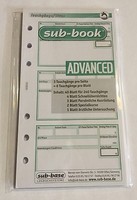sub-book Logbuch Einlagen ADVANCED mit SSI Lochung NEU !!!