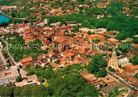 72667268 Meppen Fliegeraufnahme Ems Meppen