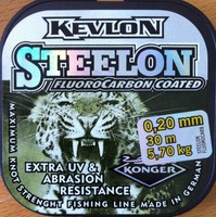 SteelOn FC-Coated Vorfachmaterial 0,12-0,25mm 30m-Spule by AVR