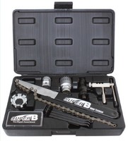 Super B Fahrrad Werkzeugkoffer 8-teilig SuperB Fahrrad Werkzeug für u.a. Shimano