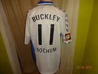 VfL Bochum Globe Trotter Matchworn Trikot 2000/01 "FABER" + Nr.11 Buckley Gr.L