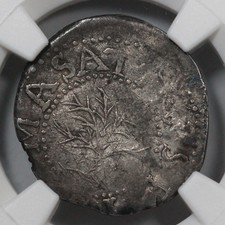 1652 N-16 Ngc Vf Details 'In'Rev Oak Tree Six Pence 34 gr. 6P