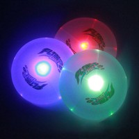 LED leuchten Multi Color Fliegen-Scheibe Spielzeug für draußen Camping Frisbee