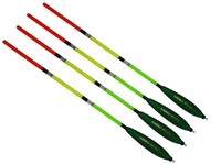 1Stk/ 2,40€ inkl MwSt Vorbebleite 4er Wagglerposen Laufposen Balsaholz Schwimmer