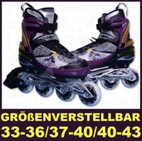 INLINER ABEC-7 Inlineskates Damen Herren Kinder Inline-Fitness-Skates 152-O