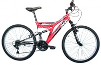 26" ZOLL FULLY MOUNTAINBIKE MTB FAHRRAD FULL SUSPENSION RAD SHIMANO 21 GANG