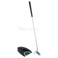 Tragbar Golf Putter Schläger Training Zuberör Set Clubs Tool Geschenk
