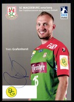 Yves Grafenhorst Autogrammkarte SC Magdeburg 2012-13 Original Signiert+ A 103651
