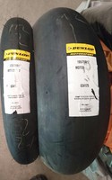 Slick Reifen Rennreifen Dunlop 120/75-R17, 195/75-R17