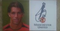 RUUD VAN NISTELROOY  Manchester United signed original Autogrammkarte 8,5x14,5 