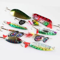 Wobbler Spinner Hecht Lure Angeln Forelle Blinker Gummifisch Vorfach Pilker Jig
