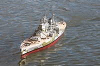 Schlachtschiff HMS PRINCE OF WALES 2159 Graupner  fertig aufgebaut ARTR  Premium