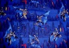 DC Comics BATMAN Cotton Fabric Gotham City Dark Blue 1/2 YD Rare HTF OOP 2005