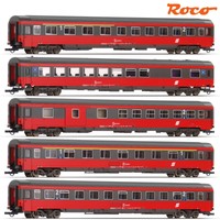 Roco 44645-S5 Personenwagen-Set Eurofima der ÖBB (Spur H0) ++ NEU & OVP ++