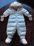 EUC Baby Gap Girls Down White Snowsuit 18-24 Months FREE SHIPPING