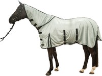 Neue HKM Ekzemer Fliegendecke Lyon mit Halsteil Gr. 115 125 135 145 155 165