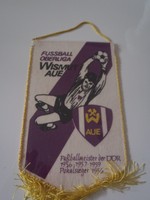 BSG Wismut Aue ,FC Erzgebirge Aue,Fransenwimpel ,Folie,DDR-Oberliga