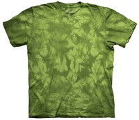 The Mountain Unisex Adult Dynamic Green Tie-Dye T Shirt