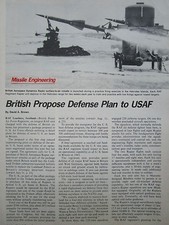 11/1980 ARTICLE 3 PAGES BRITISH AEROSPACE RAPIER SURFACE TO AIR MISSILE USAF