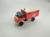 Roco Mercedes Unimog U411 Feuerwehr Einsatzleitwagen Einsatzzentrale Aufbau 1:87