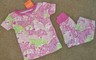 Gymboree 6 - 12 Month Girl's ZEBRA Shorty Pajamas PINK COTTON Short PJs 