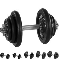 MOVIT® 1x Gusseisen Hantel Hanteln Hantelset Kurzhantel Kurzhanteln Gewichte Set