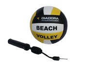 Diadora Volleyball+Ballpumpe Beachvolleyball Ball Spielball Strandball Training