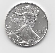 1997 - 1 oz American Silver Eagle Coin - One Troy oz .999 Bullion