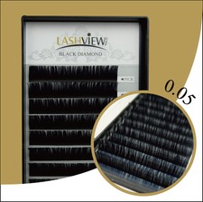 Individual 3D 6D Volume Eyelash Extensions B 0.05 8mm Lashview Lashes