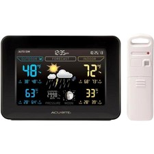 Wireless Digital Home Weather Meter Station Forecast Indoor Outdoor Thermometer 