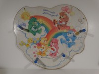 Vintage American Greetings Care Bears  coat hook hat rack 17"x20" very rare