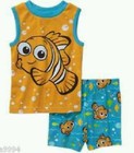 Nwt Finding Nemo toddler 2 pc pijama set by Disney Pixar 12 months