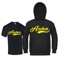 T-Shirt / Kapuzensweat Aachen, Hoodie, Kapu, Shirt, Trikot für Fans Ultras