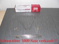 38 Speichen Nirosta 2mm x WUNSCHLÄNGE ( 80-298 mm) + Nippel Fahrradspeiche Niro