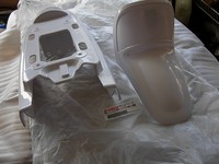 YAMAHA  PW 50  Verkleidungs Set vorne hinten  WEISS  neu original  PW50