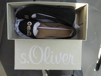 *S. Oliver* NP 59€ Gr. 38 schwarze Ballerinas 